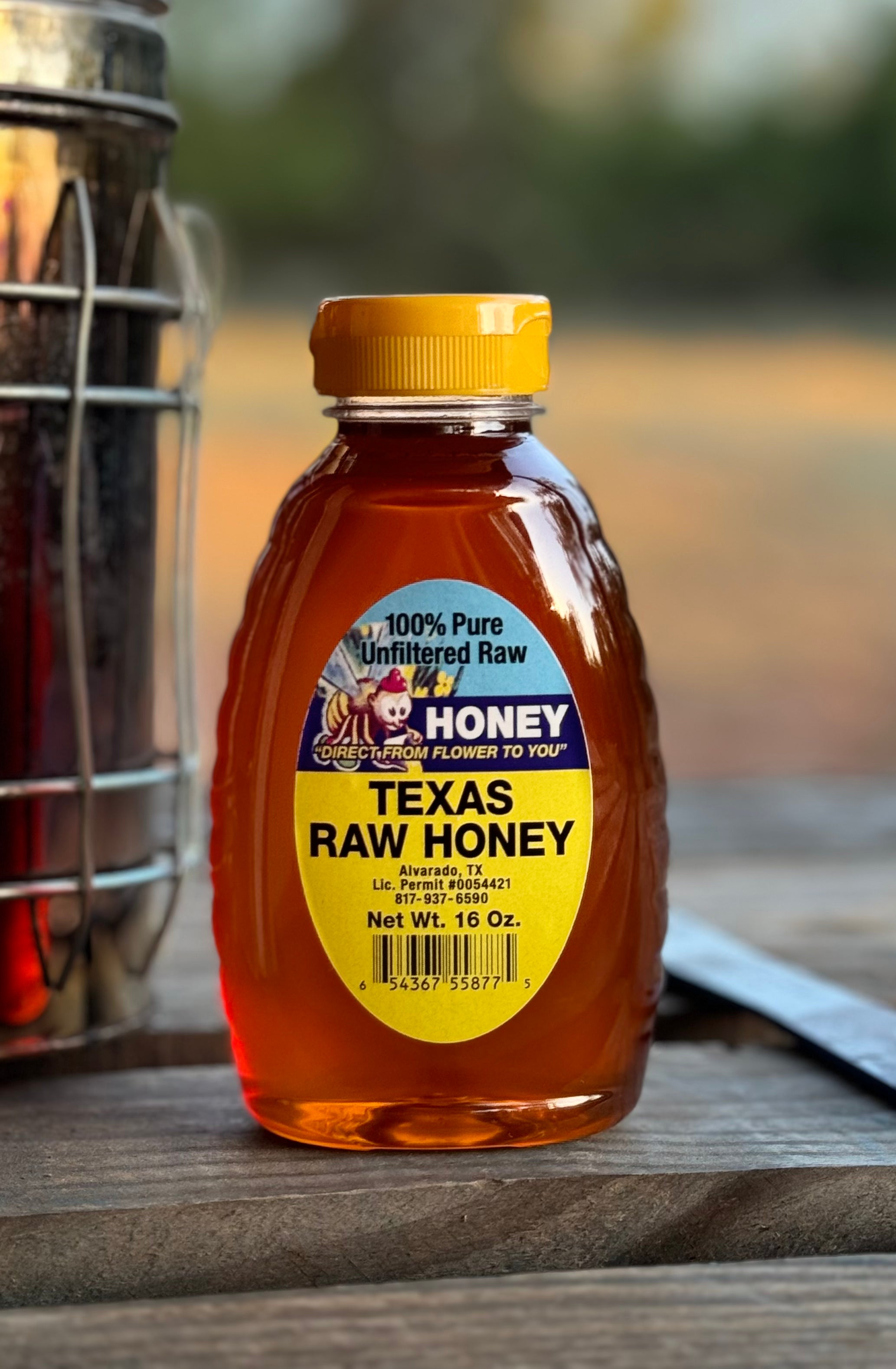 16oz Texas Raw Honey